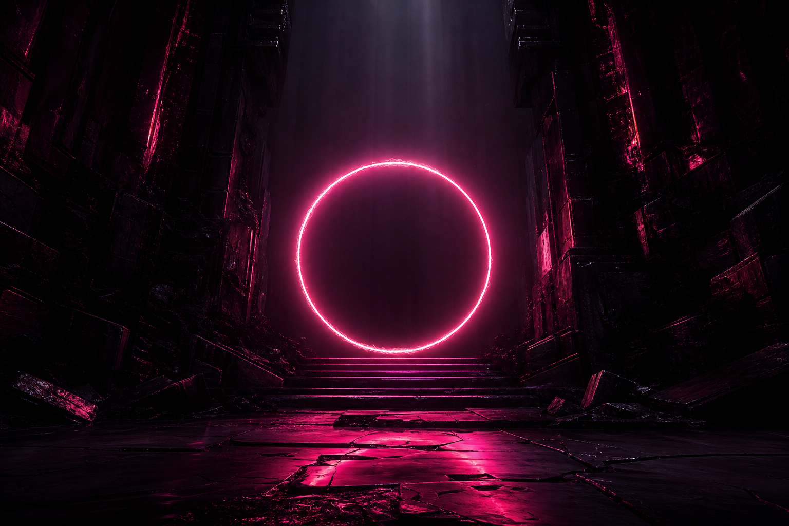 Minimal Dark Neon Ring Amoled Wallpaper 2 4K 15 4K Amoled Wallpaper