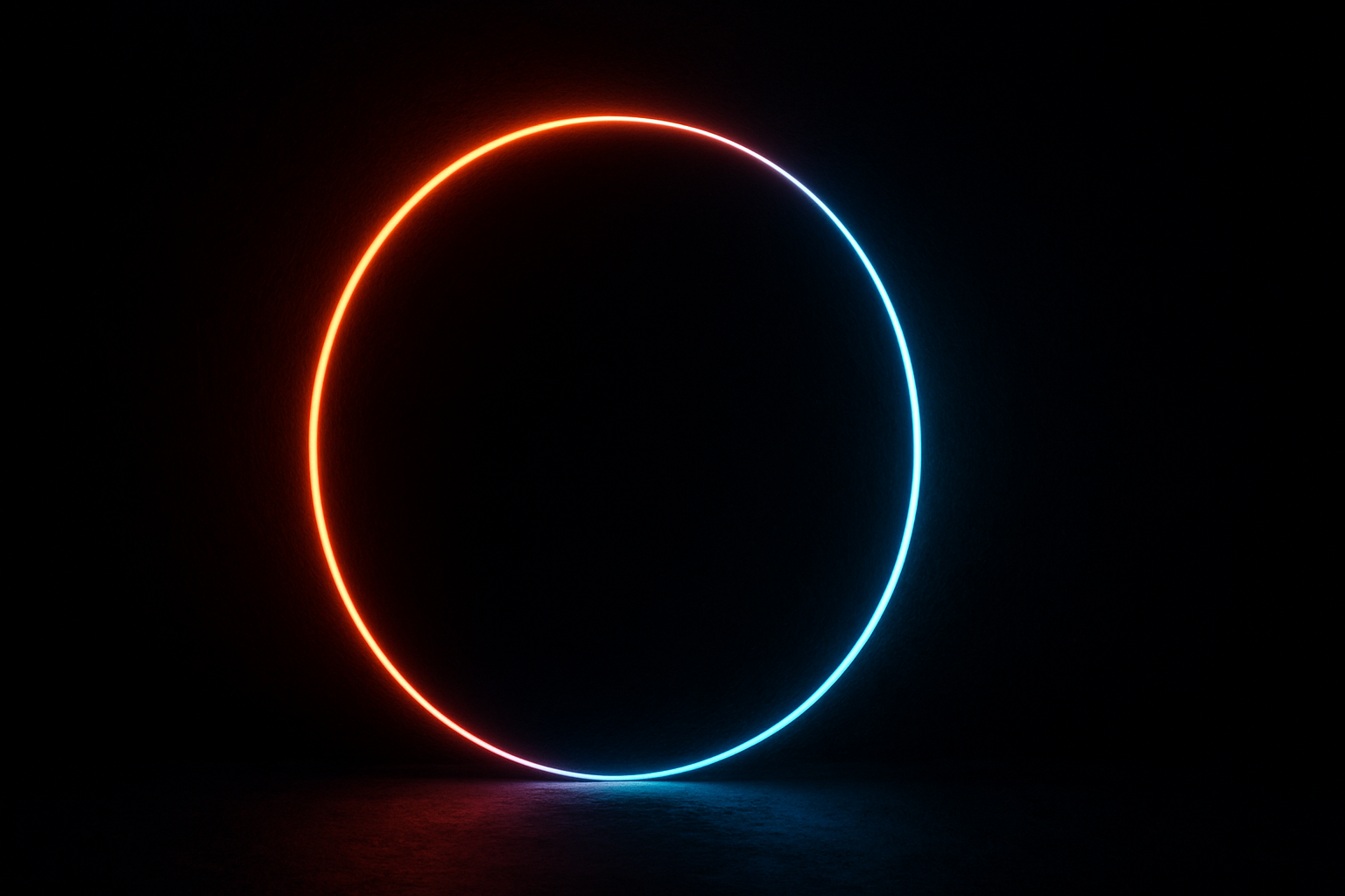 Minimal Dark Neon Ring Amoled Wallpaper 2 4K 4K Amoled Wallpaper