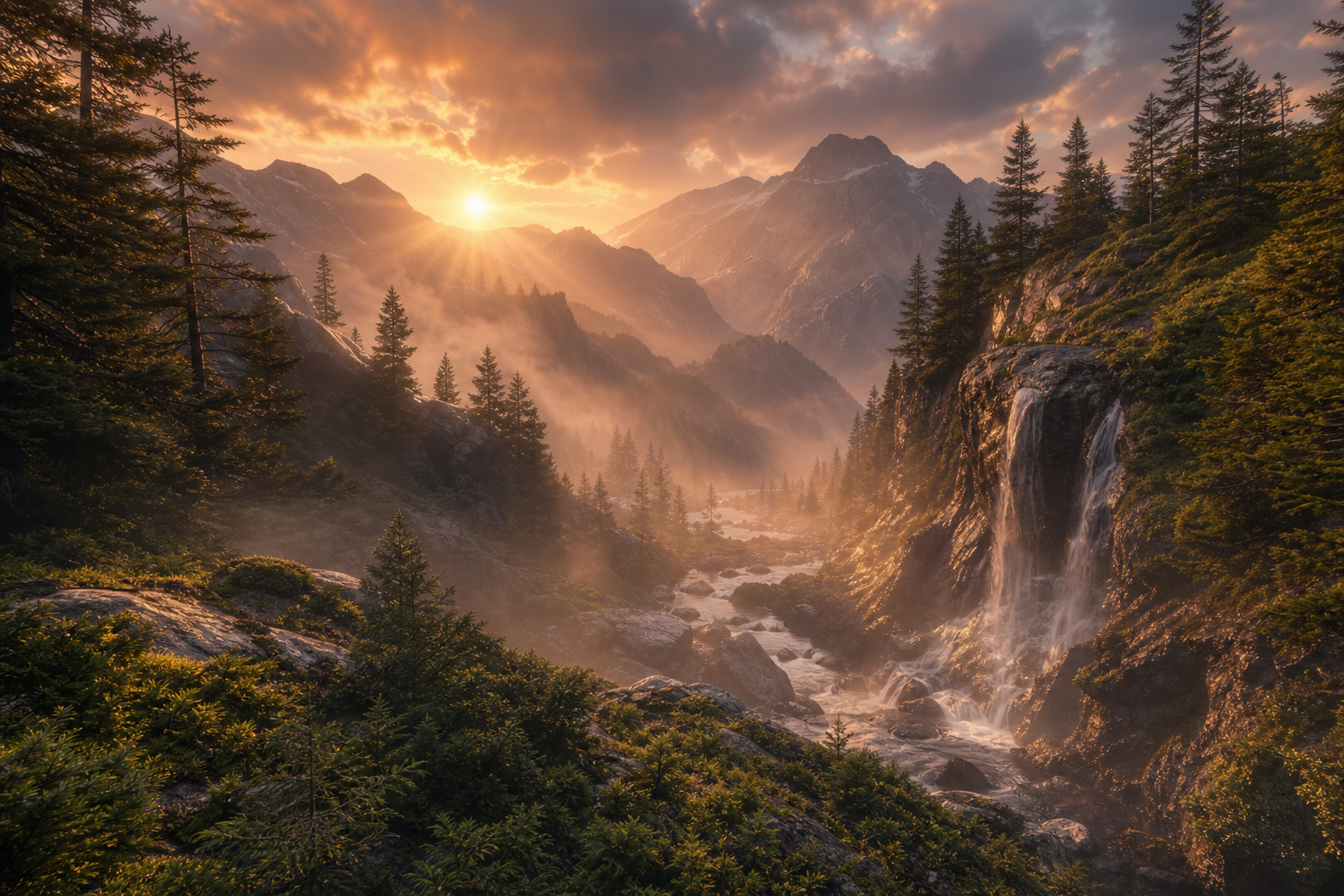 Misty Pine Forest Nature Wallpaper 7 4K 12 4K Nature Wallpaper