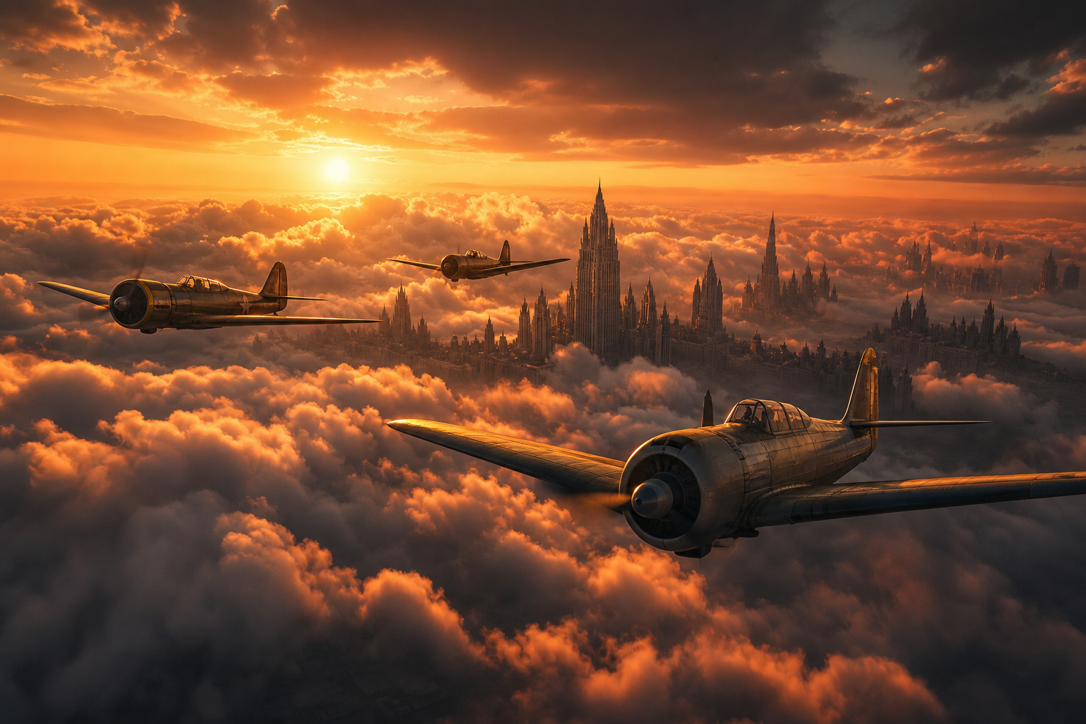 Modern Fighter Jet Above Snow Covered Mountains At Sunrise Airplanes Wallpaper  1 4K