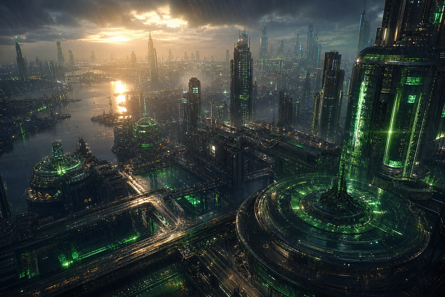 Neon Cyberpunk City In Rain Cyberpunk Wallpaper  1 4K