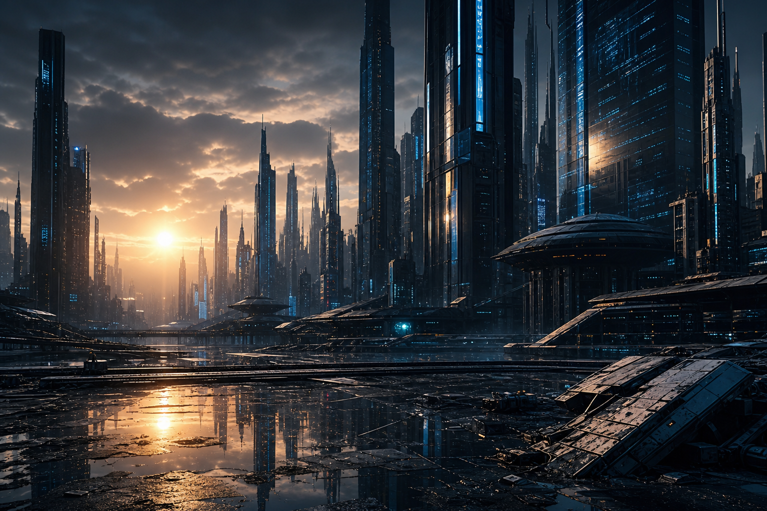 Neon Cyberpunk City In Rain Cyberpunk Wallpaper  1 4K