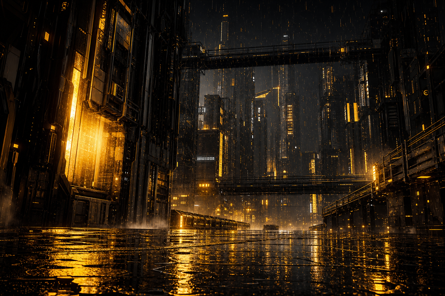 Neon Cyberpunk City In Rain Cyberpunk Wallpaper 1 4K 11 4K Cyberpunk Wallpaper