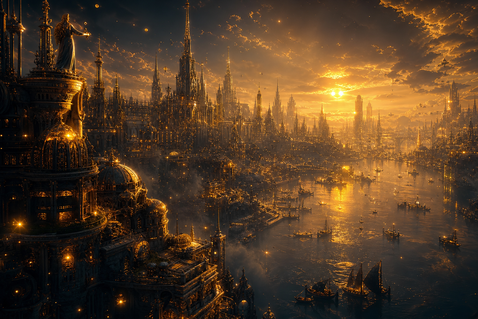 Neon Cyberpunk City In Rain Fantasy Wallpaper  1 4K