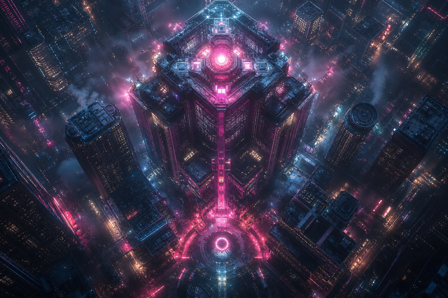 Neon Cyberpunk City In Rain Hamster-Robotics Wallpaper  1 4K