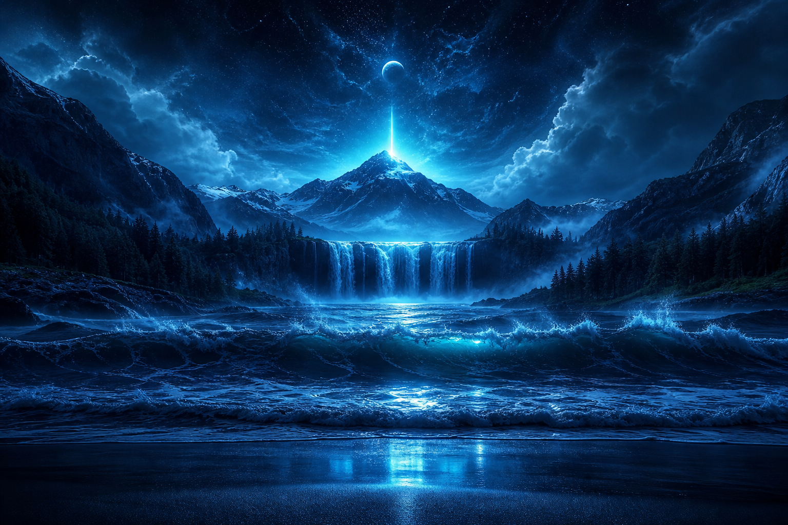 Ocean Waves Storm Nature Wallpaper  8 4K