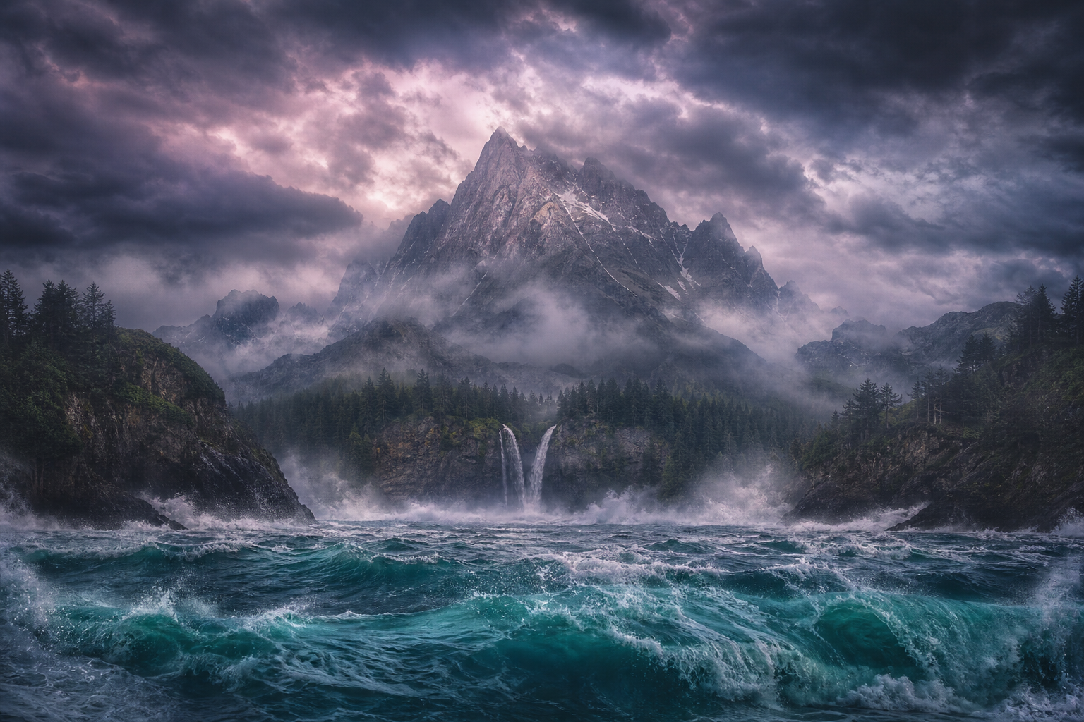 Ocean Waves Storm Nature Wallpaper  8 4K