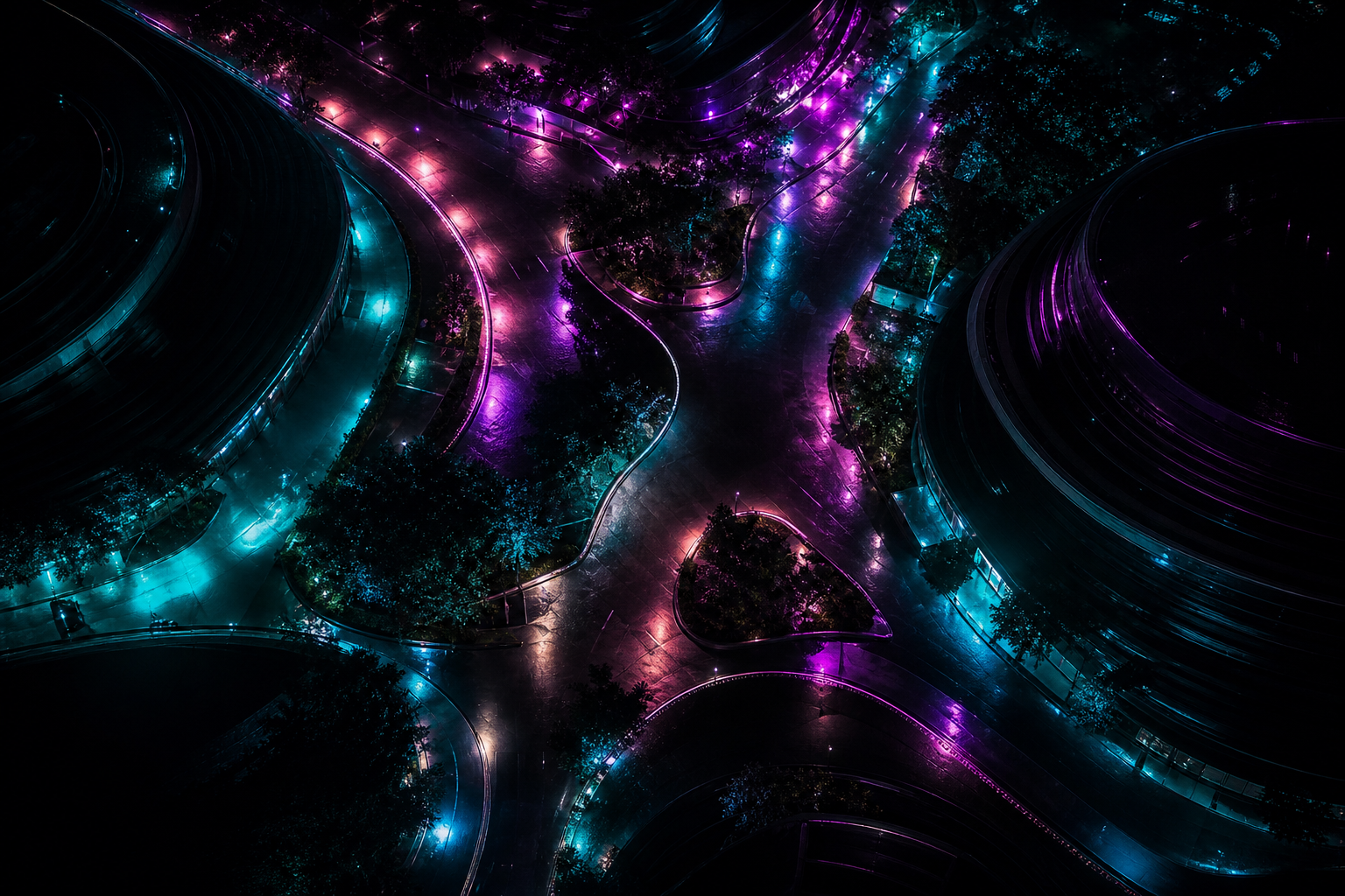 Oled Colorful Glowing Waves Amoled Wallpaper  4 4K