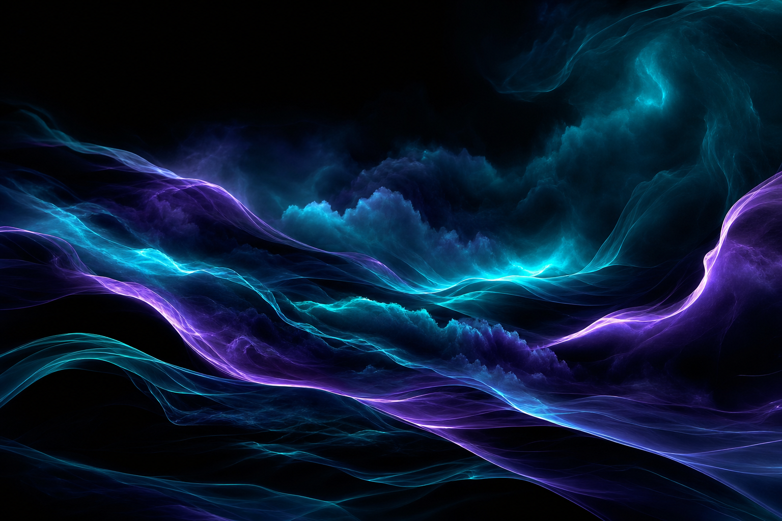 Oled Colorful Glowing Waves Amoled Wallpaper  4 4K