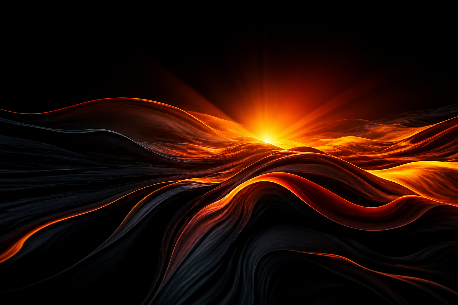 Oled Colorful Glowing Waves Amoled Wallpaper 4 4K 14 4K Amoled Wallpaper