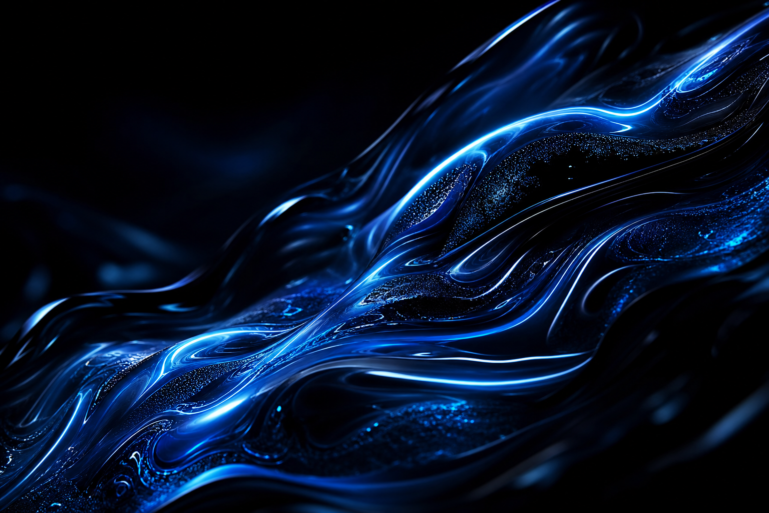 Oled Colorful Glowing Waves Amoled Wallpaper  4 4K