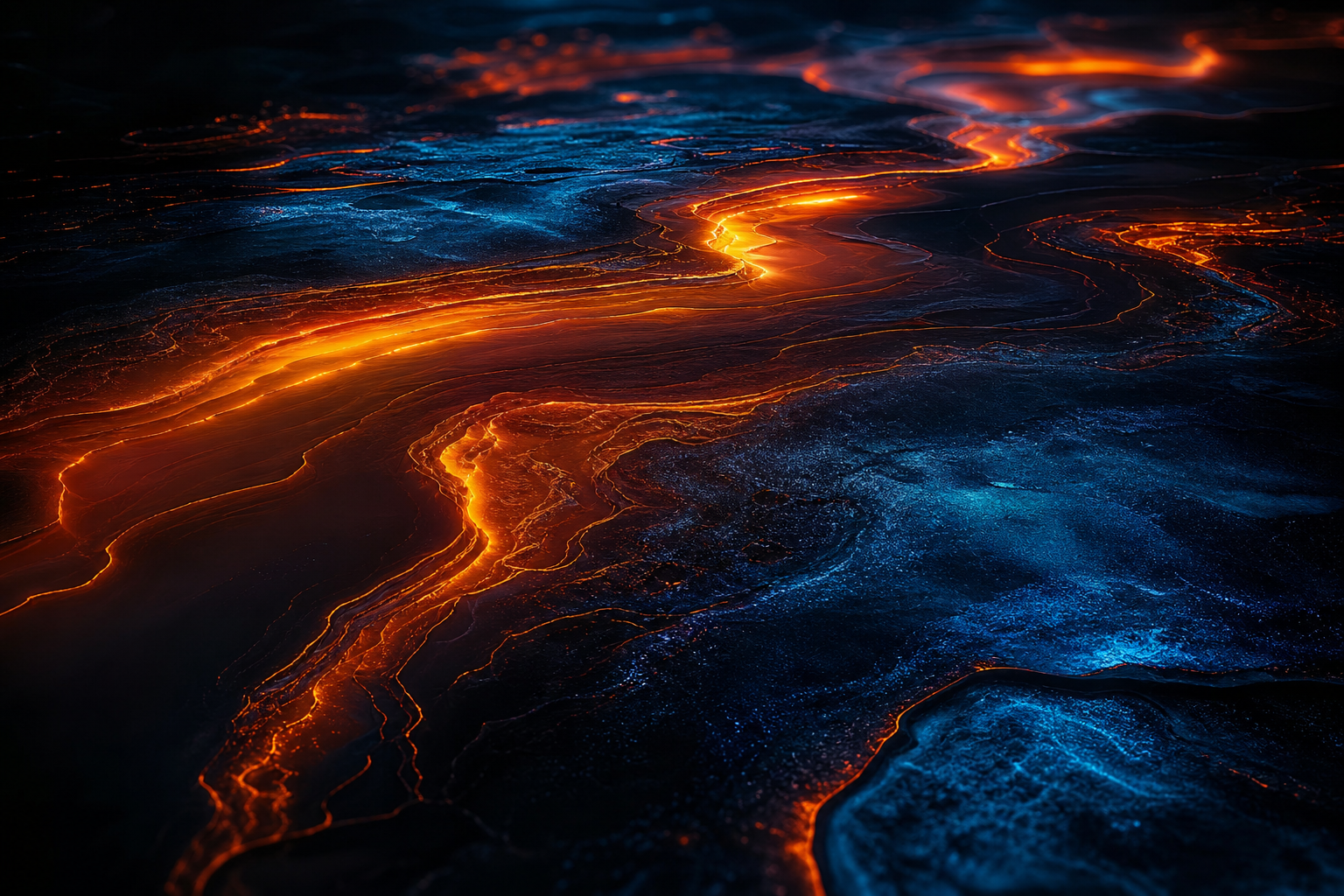 Oled Colorful Glowing Waves Amoled Wallpaper  4 4K