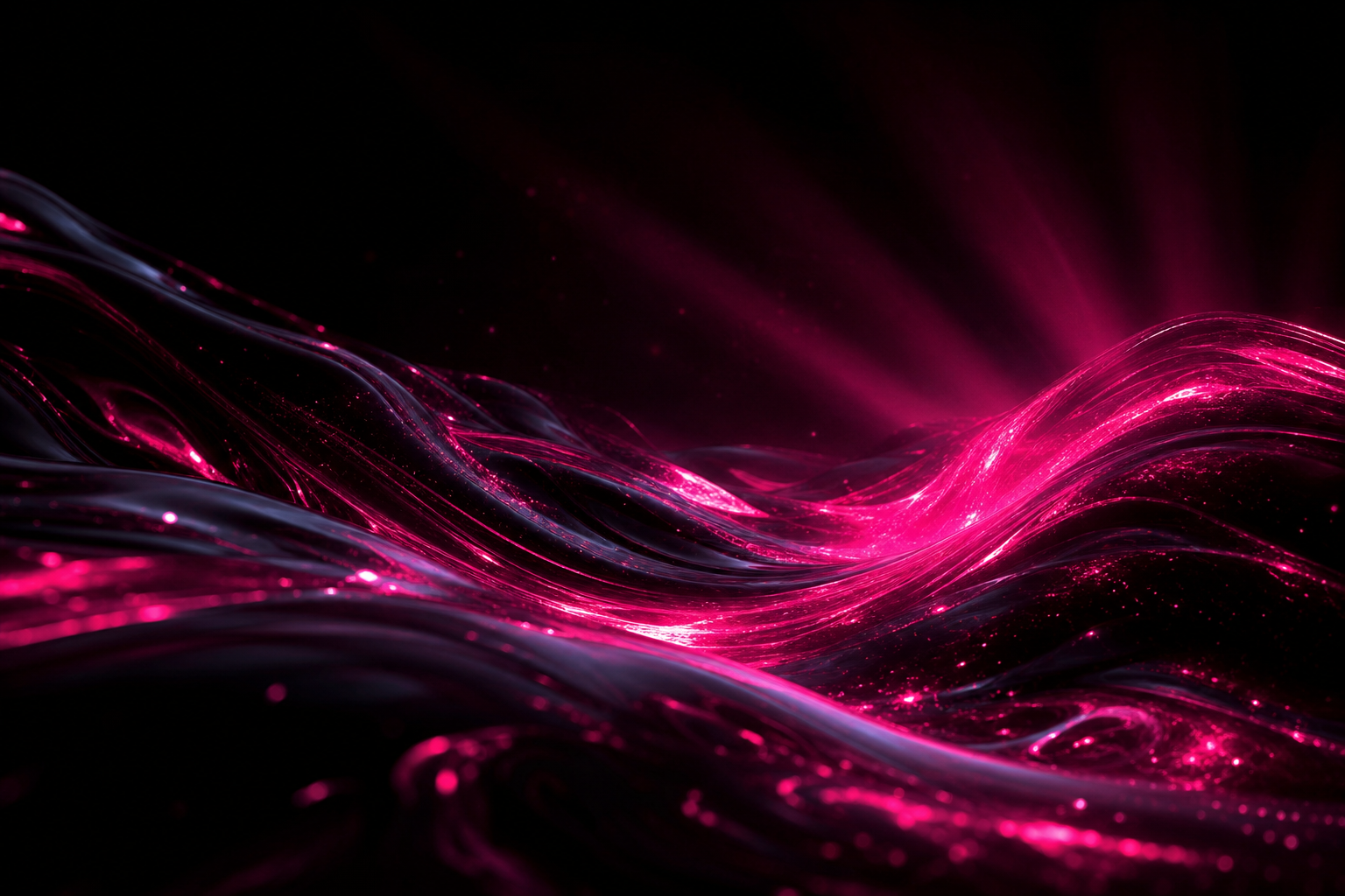 Oled Colorful Glowing Waves Amoled Wallpaper  4 4K