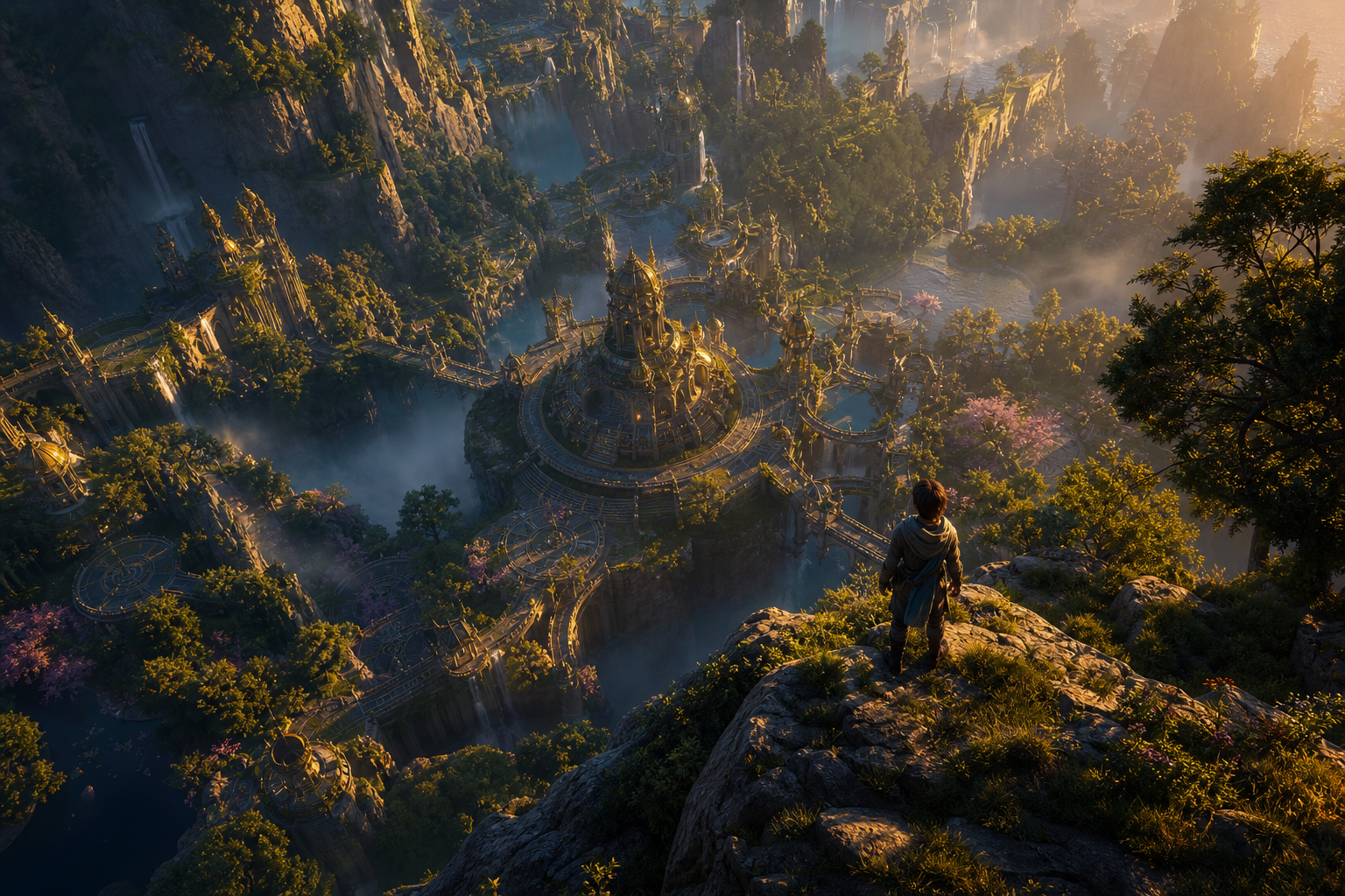 Open World Fantasy Landscape Game Style Gaming Wallpaper  18 4K