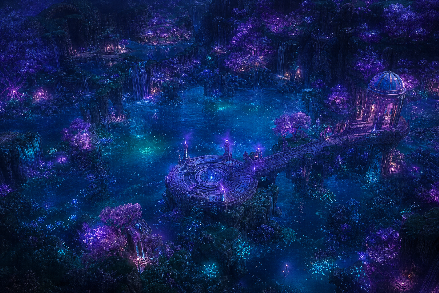 Open World Fantasy Landscape Game Style Gaming Wallpaper  18 4K