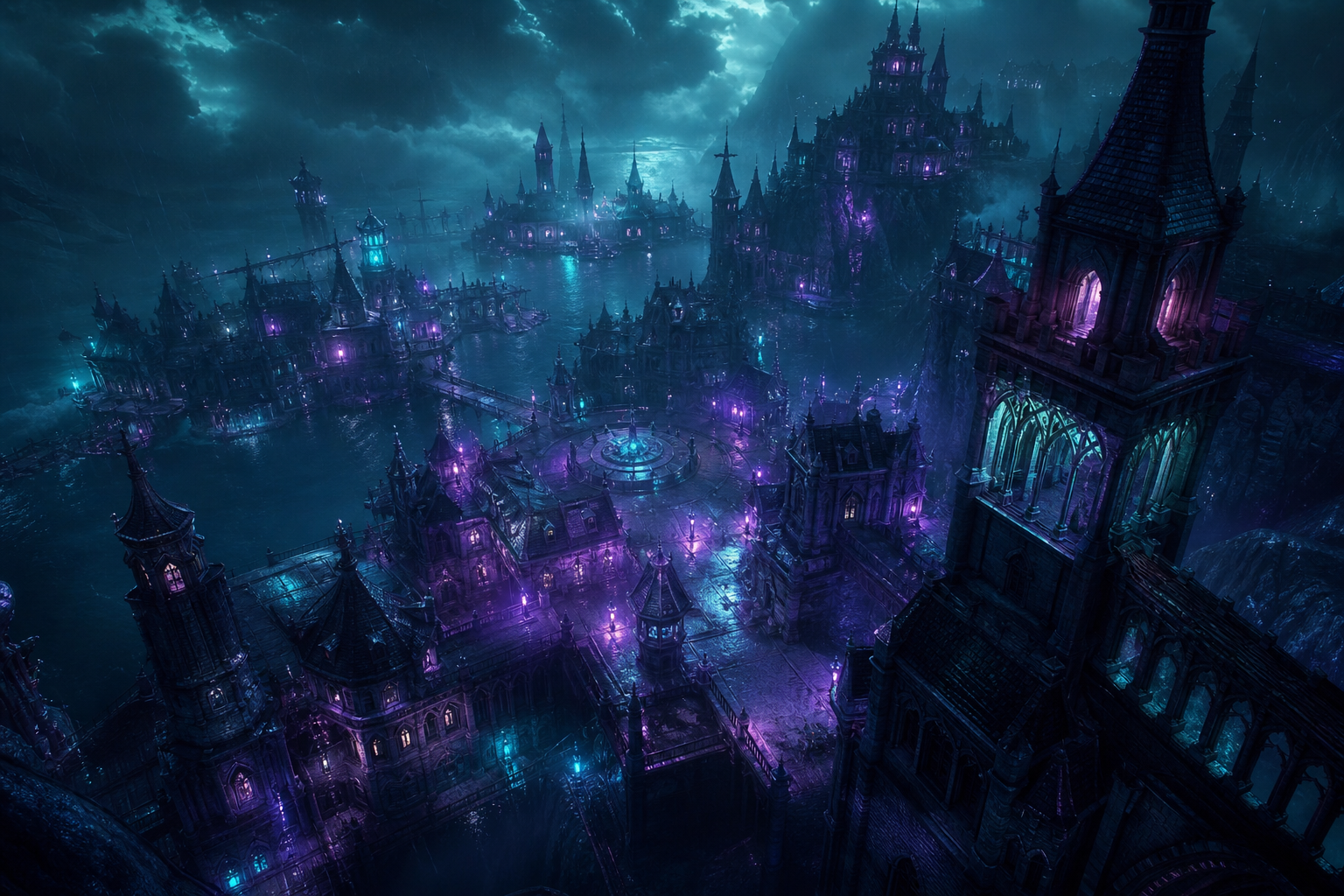 Open World Fantasy Landscape Game Style Gaming Wallpaper  18 4K