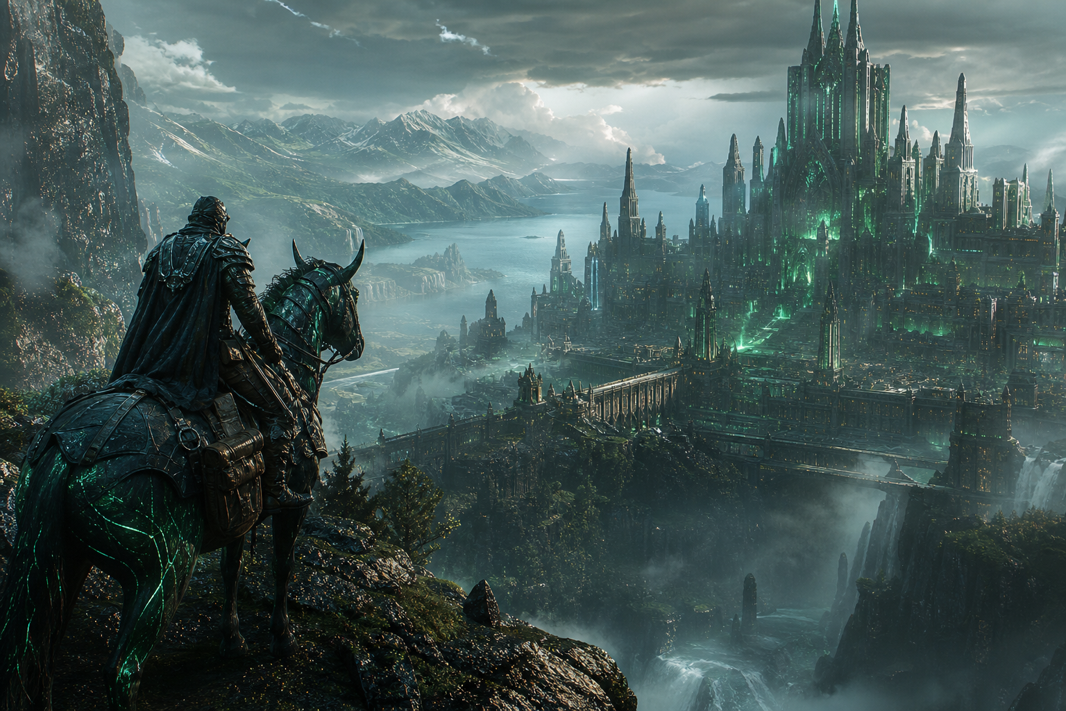 Open World Fantasy Landscape Game Style Gaming Wallpaper  18 4K