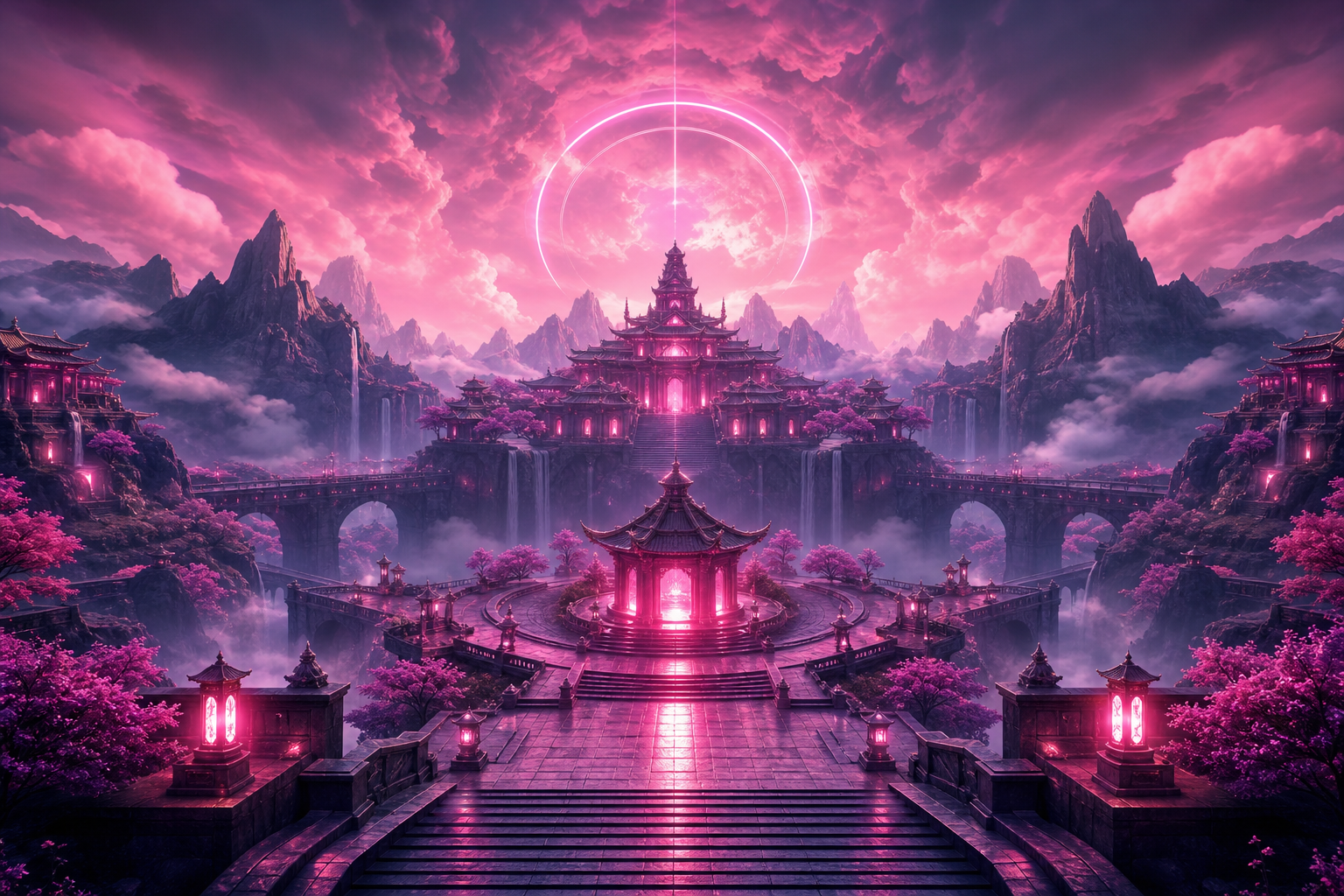 Open World Fantasy Landscape Game Style Gaming Wallpaper  18 4K