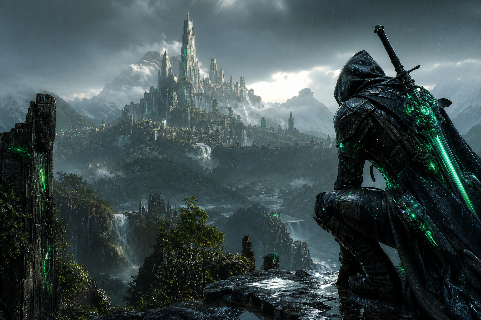 Open World Fantasy Landscape Game Style Gaming Wallpaper  18 4K