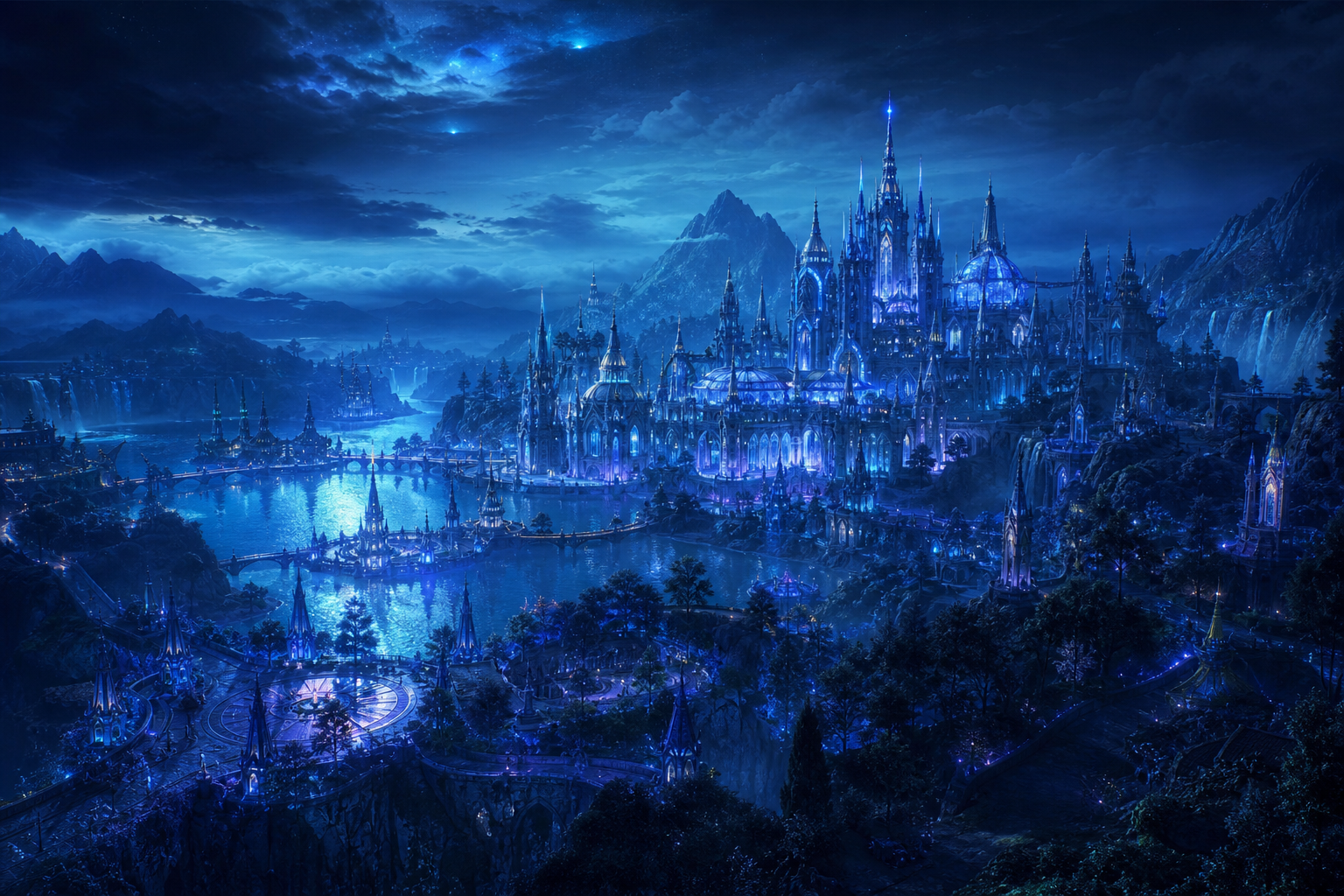 Open World Fantasy Landscape Game Style Gaming Wallpaper  8 4K