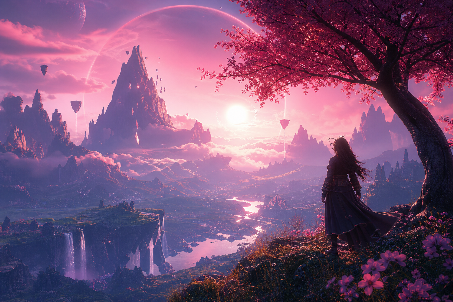 Open World Fantasy Landscape Game Style Gaming Wallpaper  8 4K