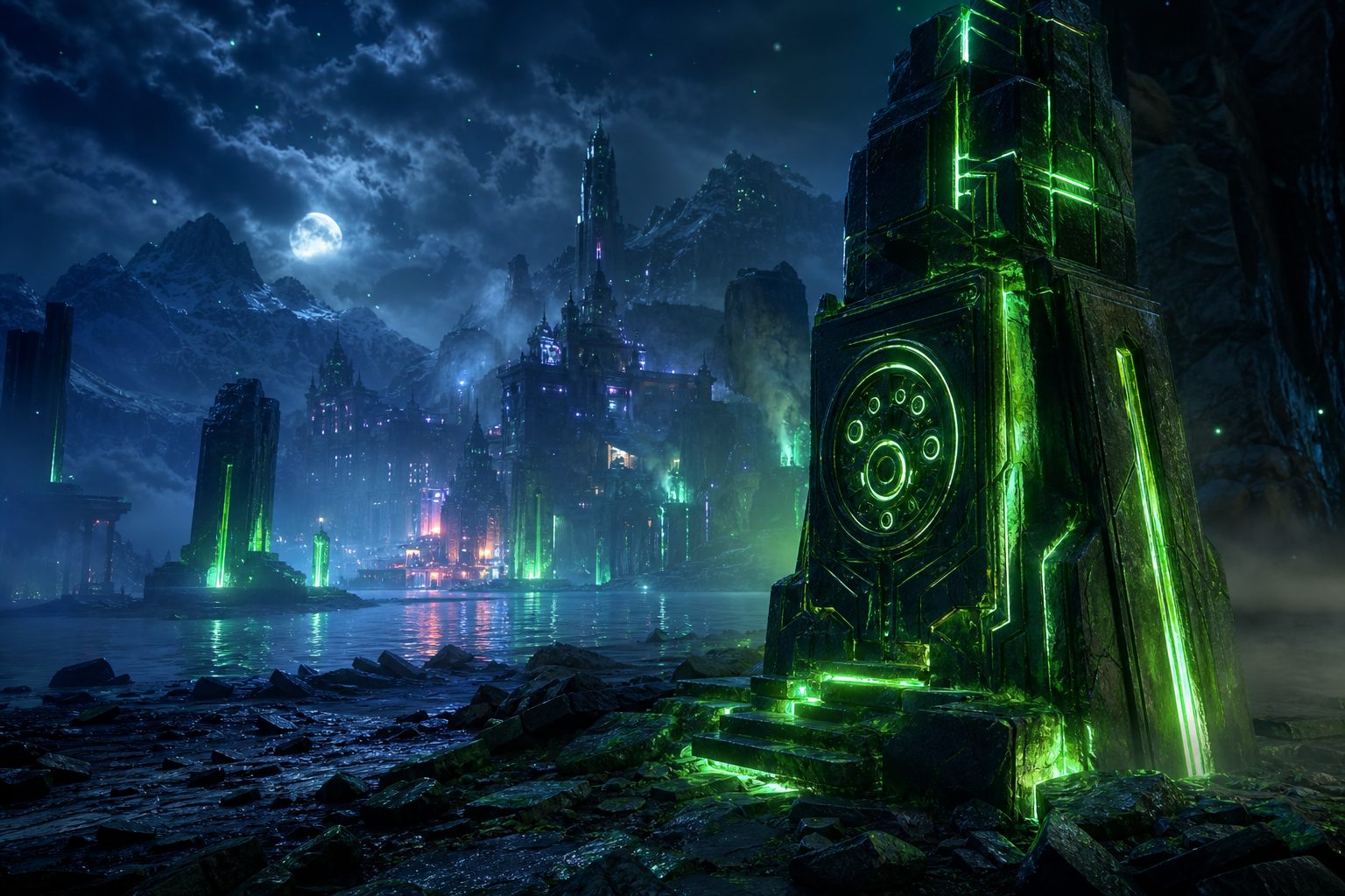 Open World Fantasy Landscape Game Style Gaming Wallpaper  8 4K