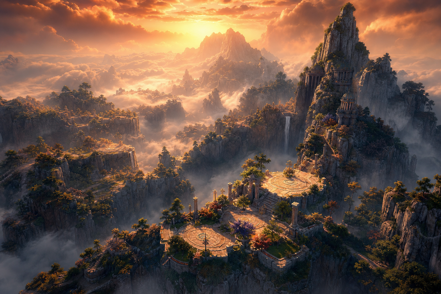 Open World Fantasy Landscape Game Style Gaming Wallpaper  8 4K