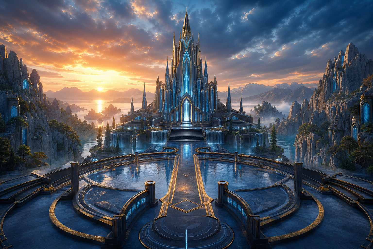 Open World Fantasy Landscape Game Style Gaming Wallpaper  8 4K