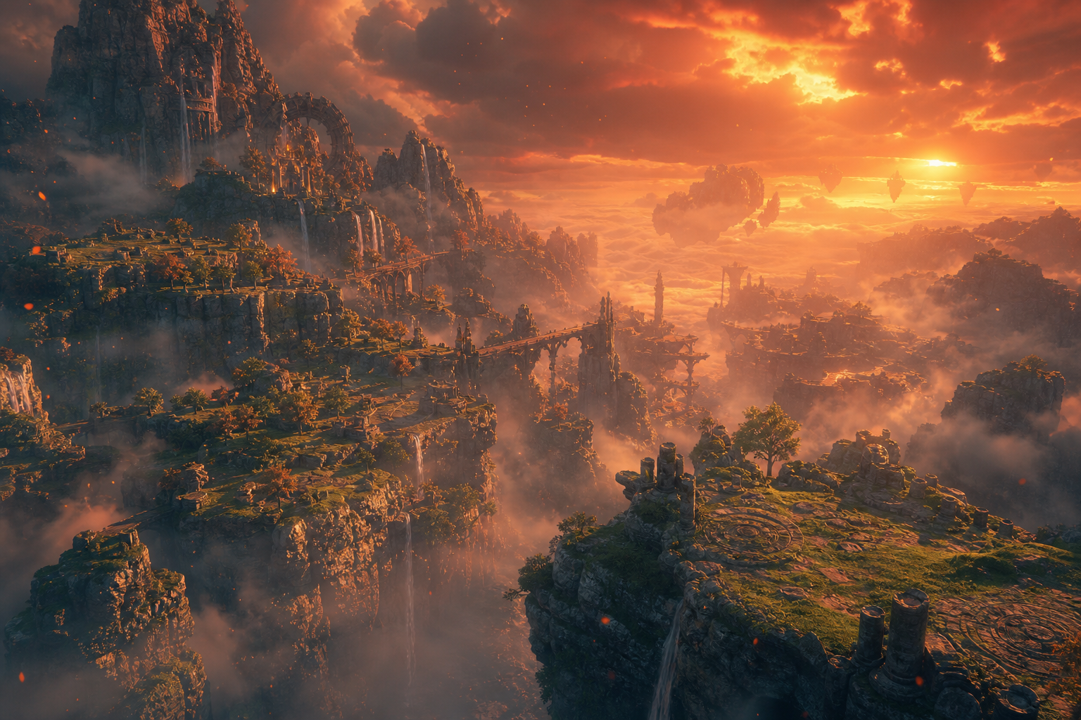 Open World Fantasy Landscape Game Style Gaming Wallpaper 8 4K 10 4K Gaming Wallpaper