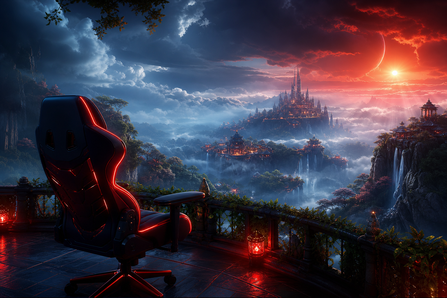 Open World Fantasy Landscape Game Style Gaming Wallpaper  8 4K
