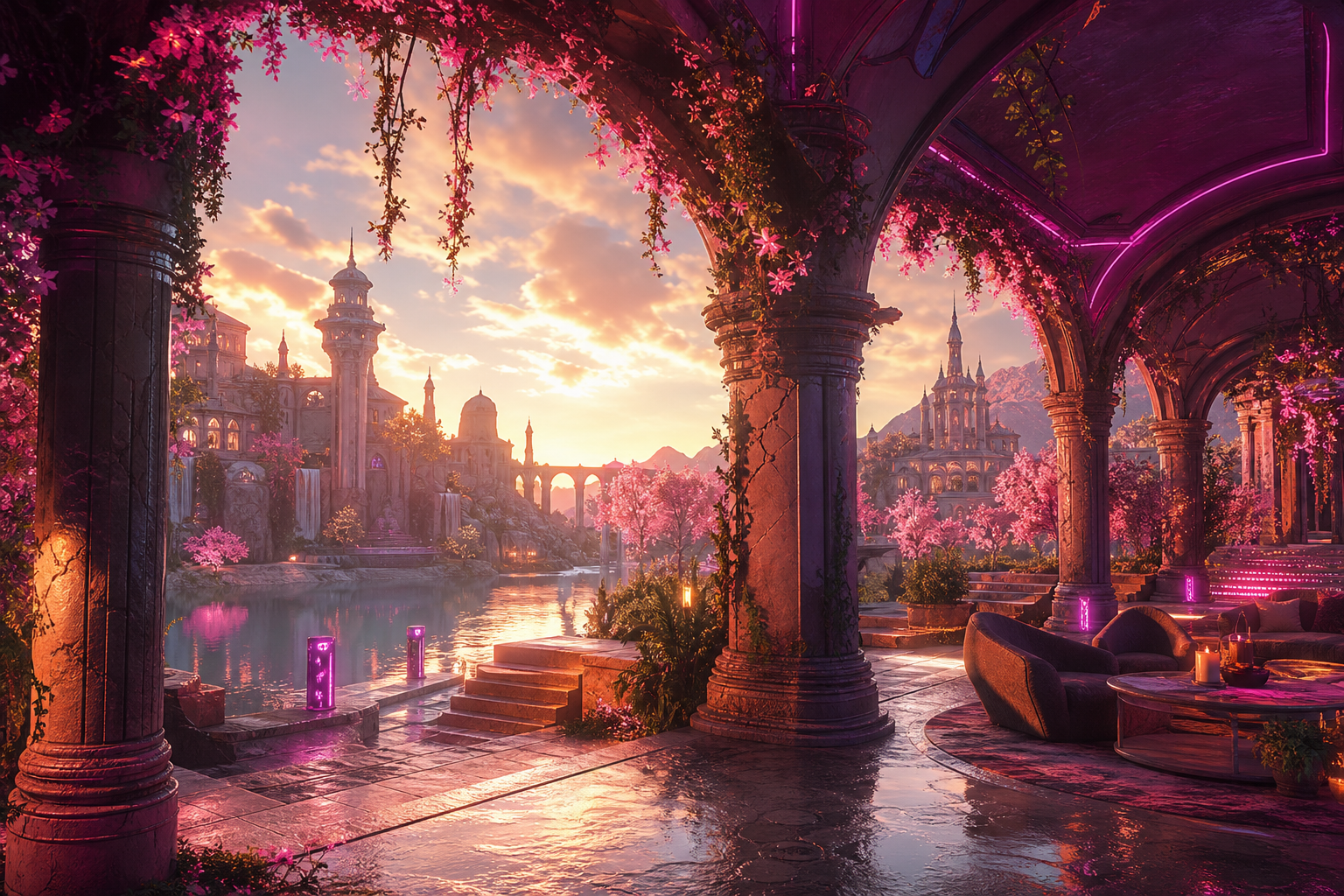 Open World Fantasy Landscape Game Style Gaming Wallpaper  8 4K