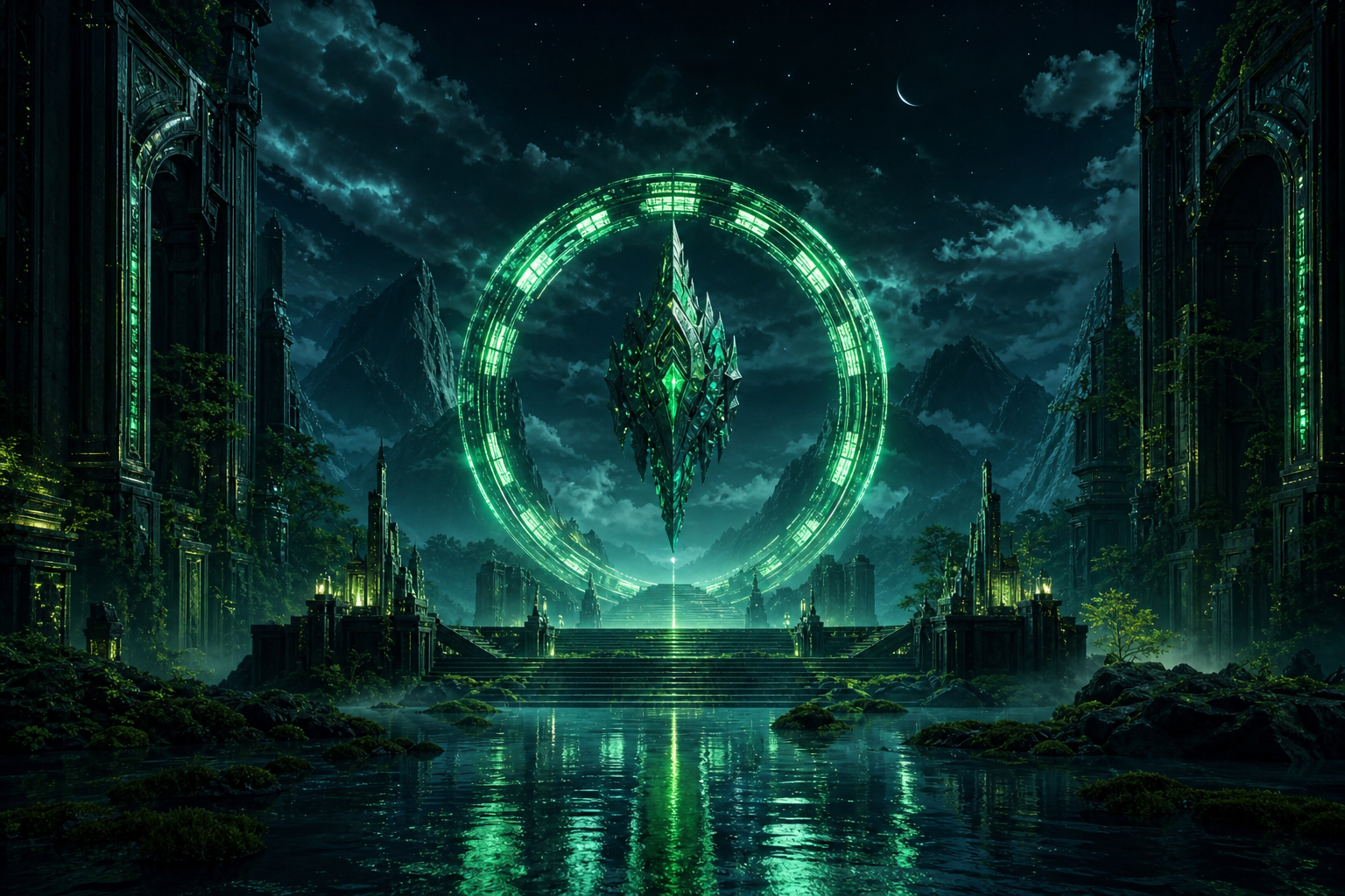 Open World Fantasy Landscape Game Style Gaming Wallpaper  8 4K