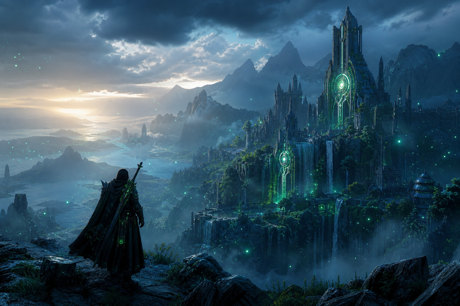 Open World Fantasy Landscape Game Style Gaming Wallpaper  8 4K
