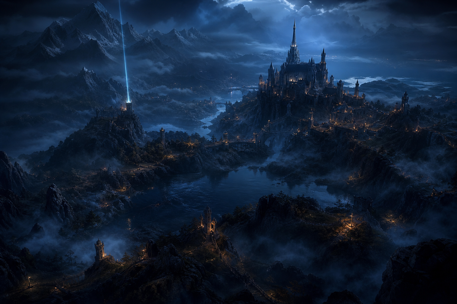 Open World Fantasy Landscape Game Style Gaming Wallpaper  8 4K