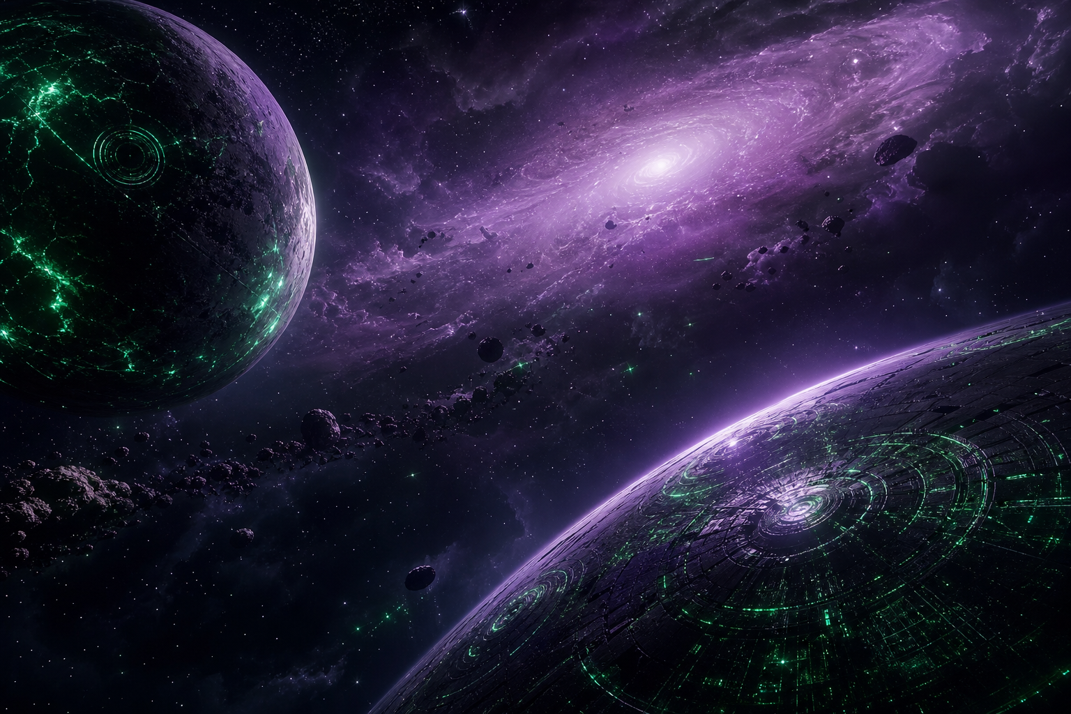 Purple Universe Stars Space Wallpaper  5 4K