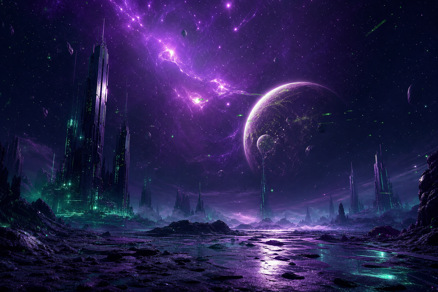 Purple Universe Stars Space Wallpaper  5 4K