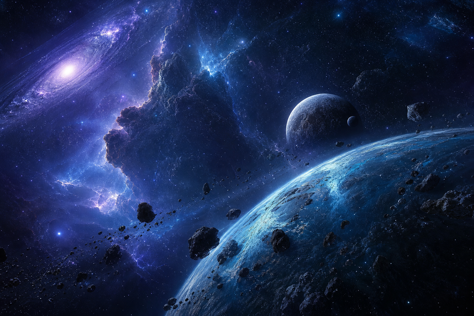 Purple Universe Stars Space Wallpaper  5 4K