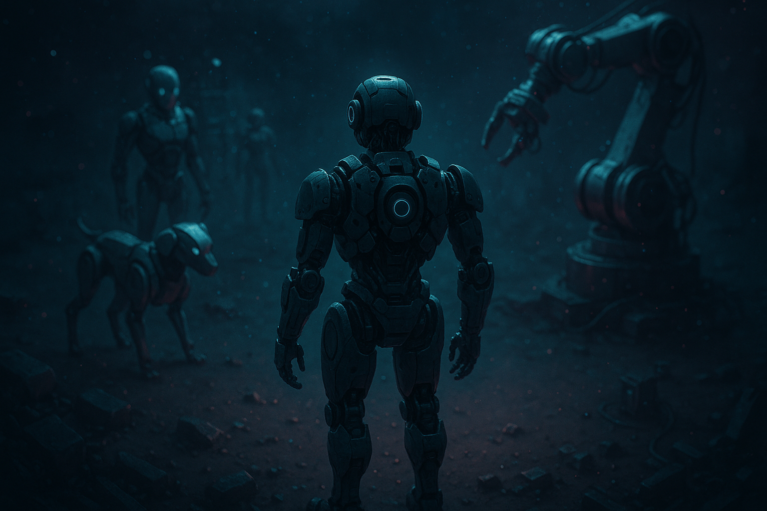 Robot Explorer On Alien Planet Robots Wallpaper 14 4K 4K Robots Wallpaper