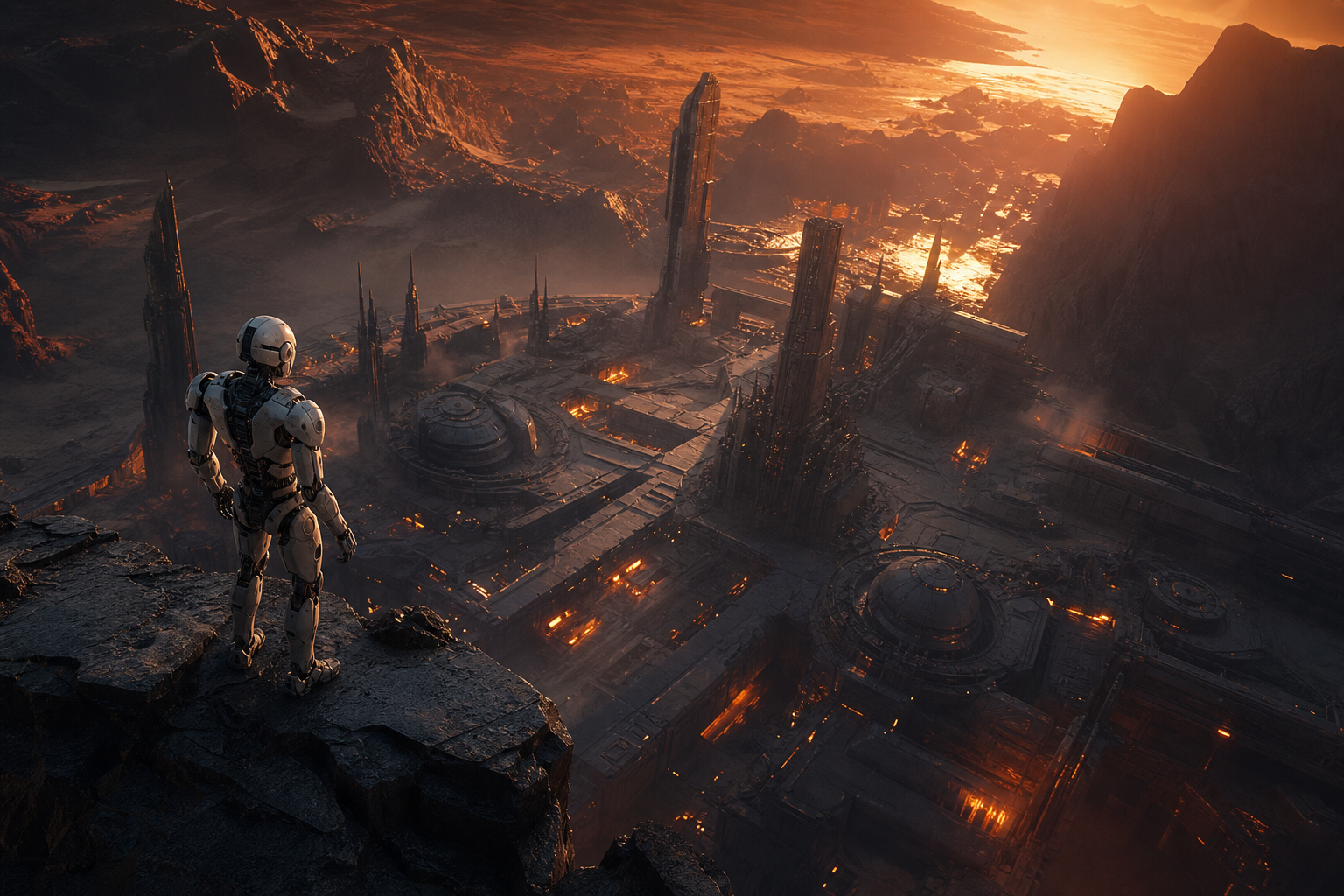 Robot Explorer On Alien Planet Robots Wallpaper  6 4K