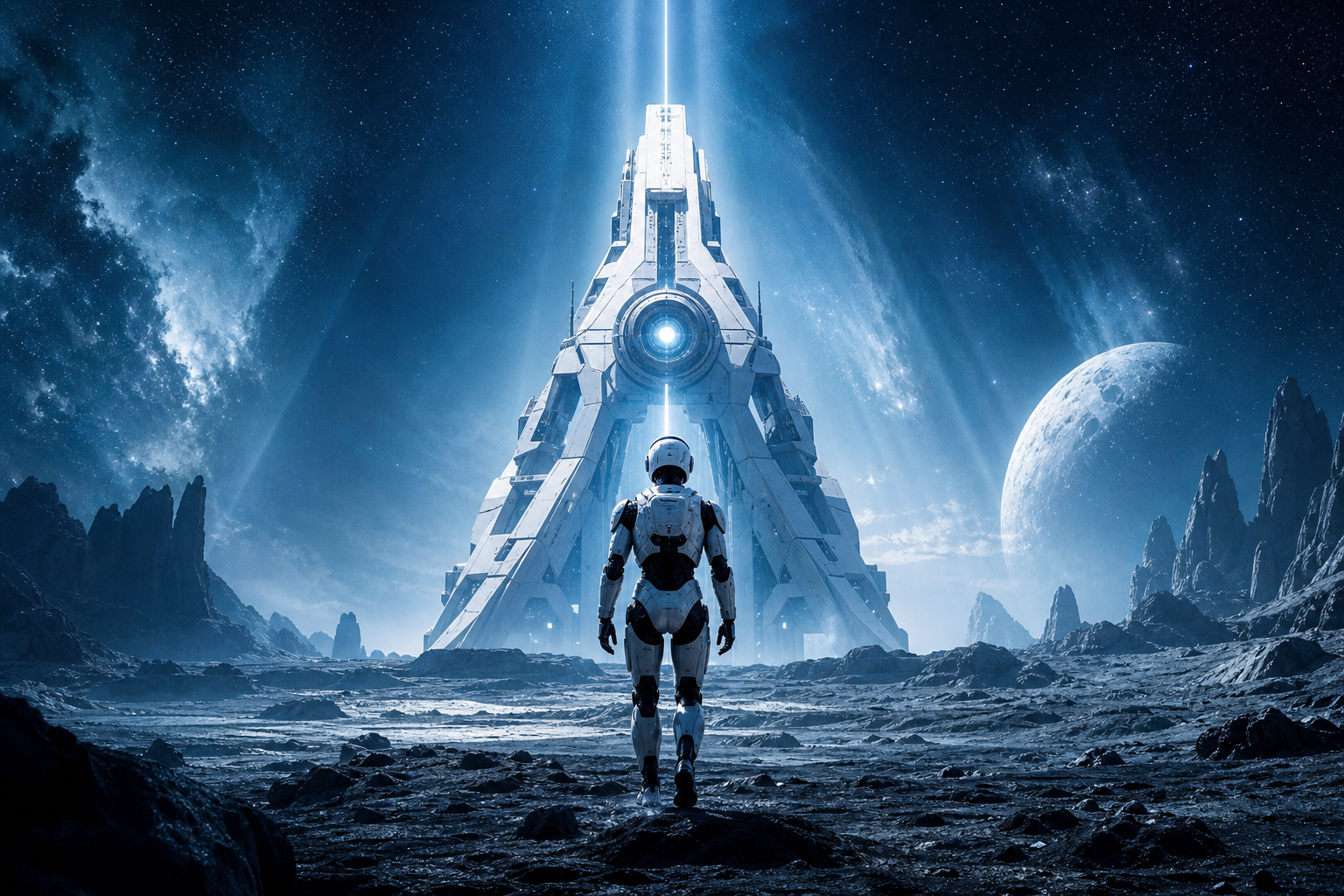 Robot Explorer On Alien Planet Robots Wallpaper  6 4K