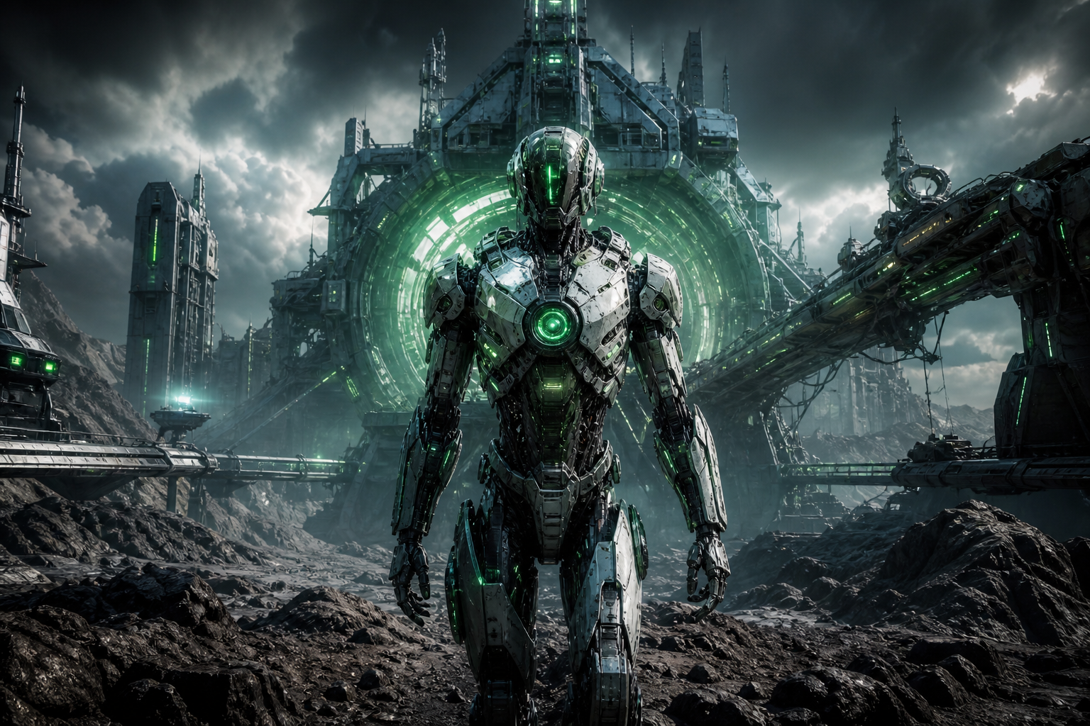 Robot Explorer On Alien Planet Robots Wallpaper  6 4K