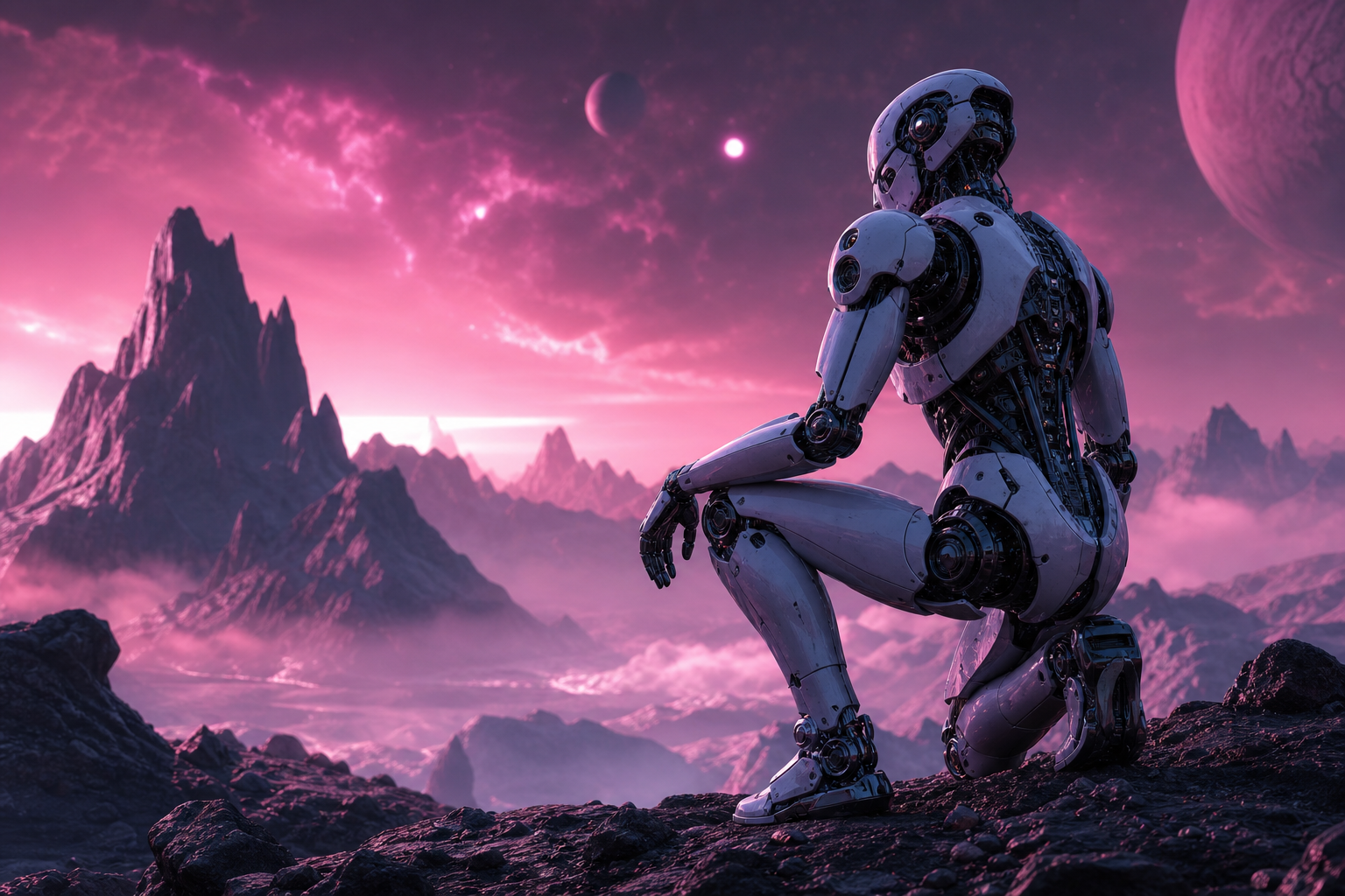 Robot Explorer On Alien Planet Robots Wallpaper 6 4K 11 4K Robots Wallpaper