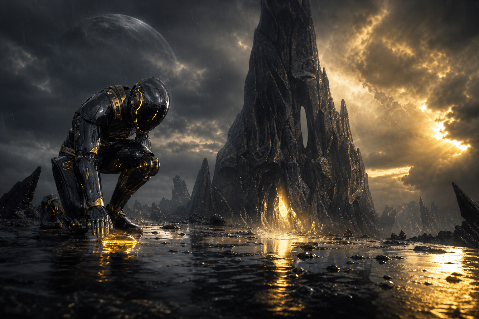 Robot Explorer On Alien Planet Robots Wallpaper  6 4K