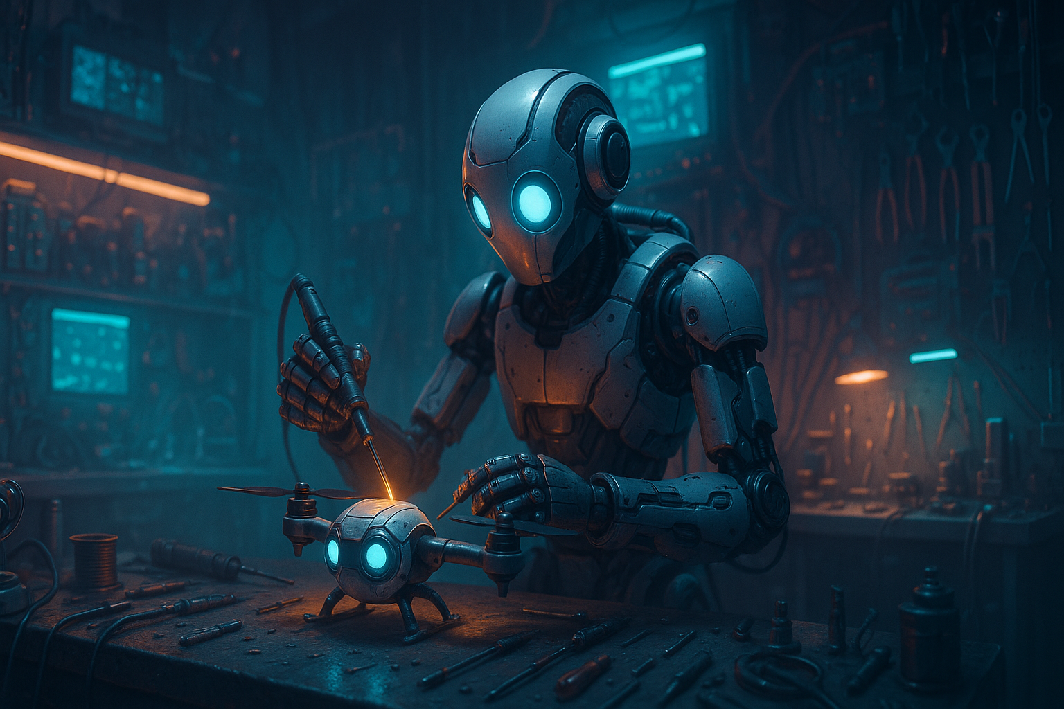 Robot Explorer On Alien Planet Robots Wallpaper 6 4K 4K Robots Wallpaper