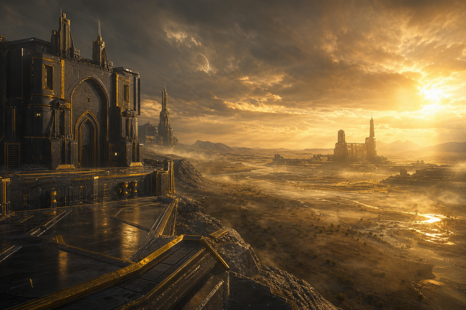 Space Marine Inspired Sci Fi Battlefield Without Logos Gaming Wallpaper  19 4K