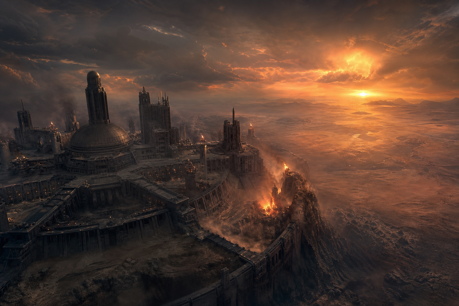Space Marine Inspired Sci Fi Battlefield Without Logos Gaming Wallpaper  19 4K