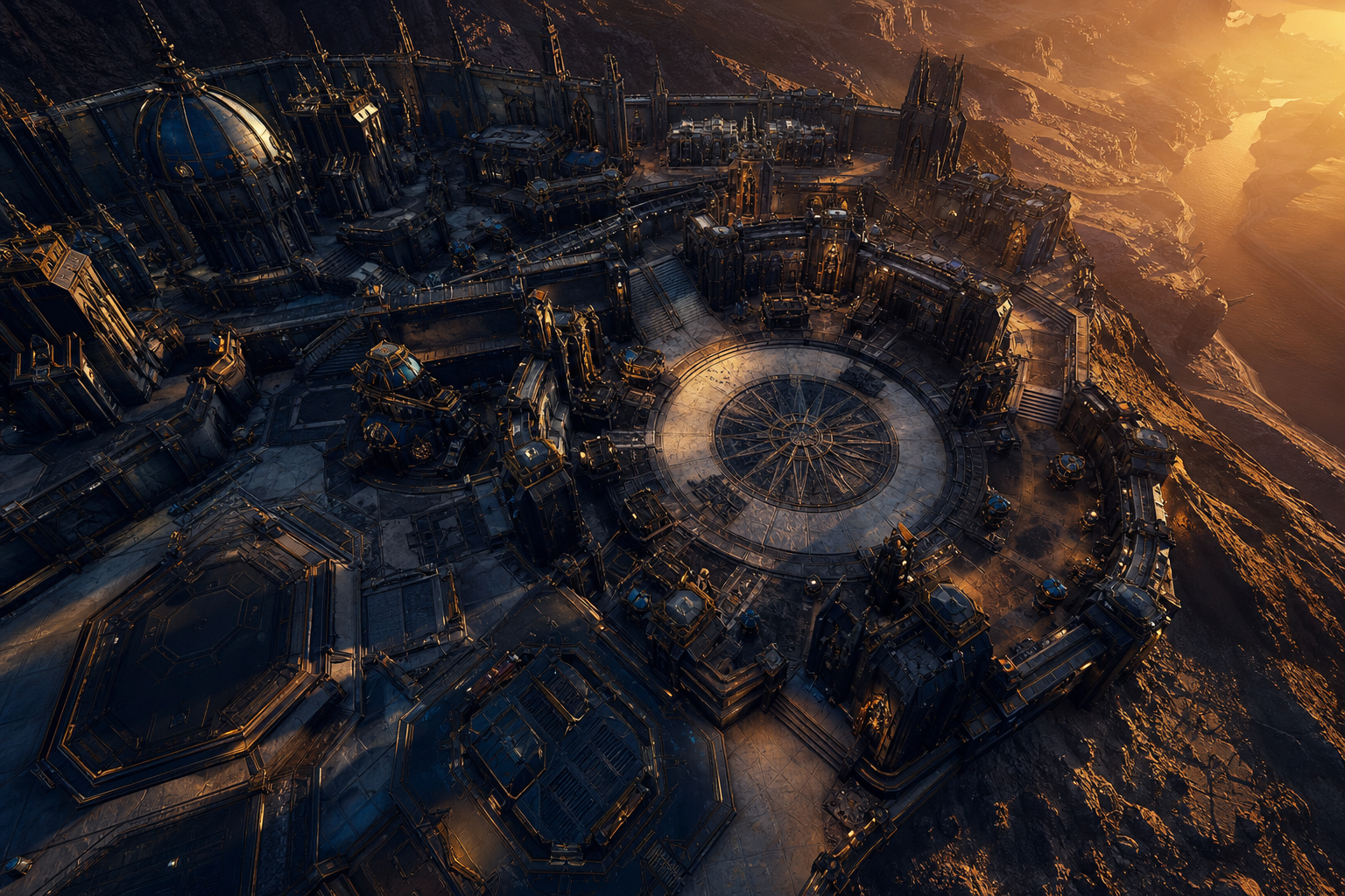 Space Marine Inspired Sci Fi Battlefield Without Logos Gaming Wallpaper  9 4K