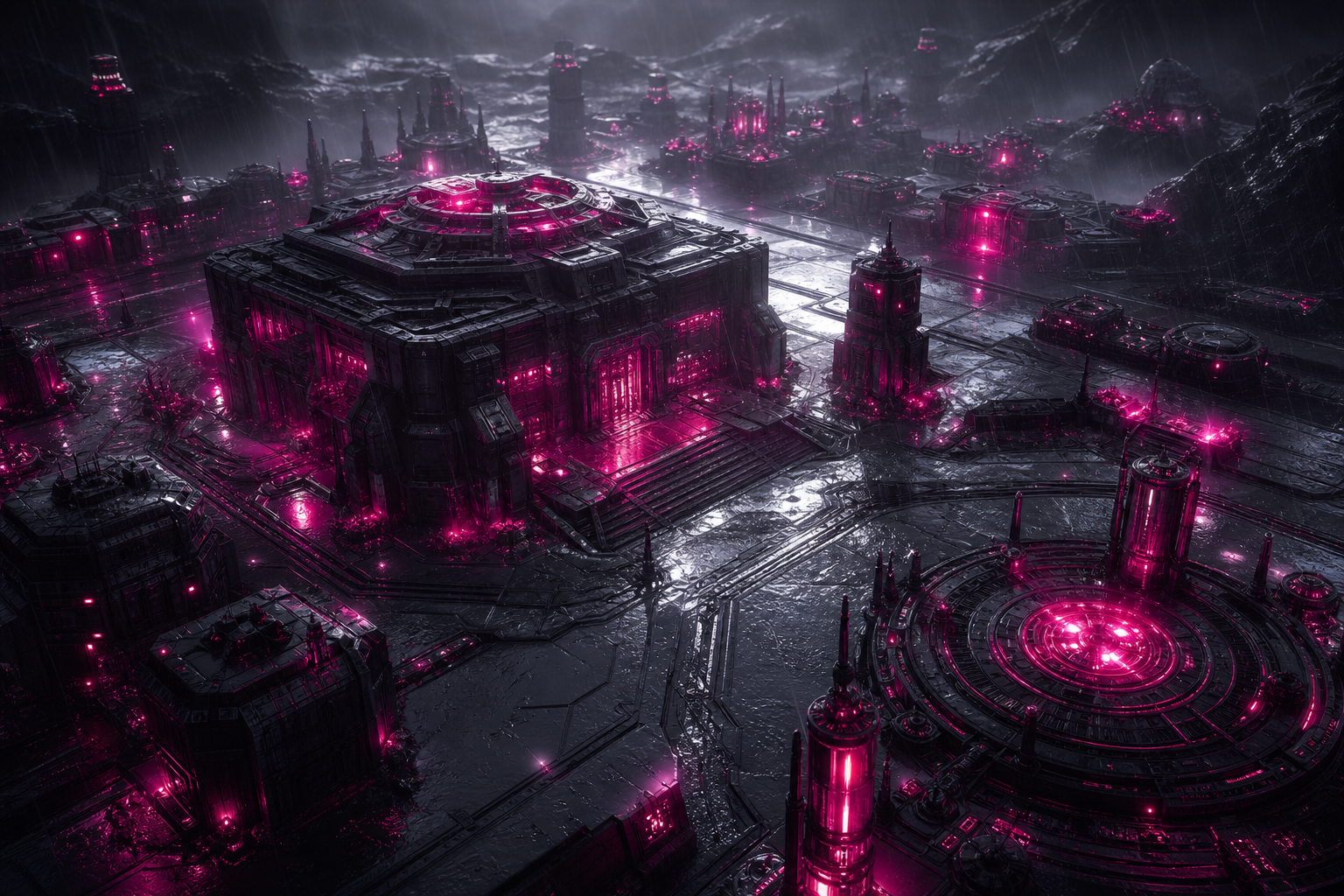 Space Marine Inspired Sci Fi Battlefield Without Logos Gaming Wallpaper  9 4K