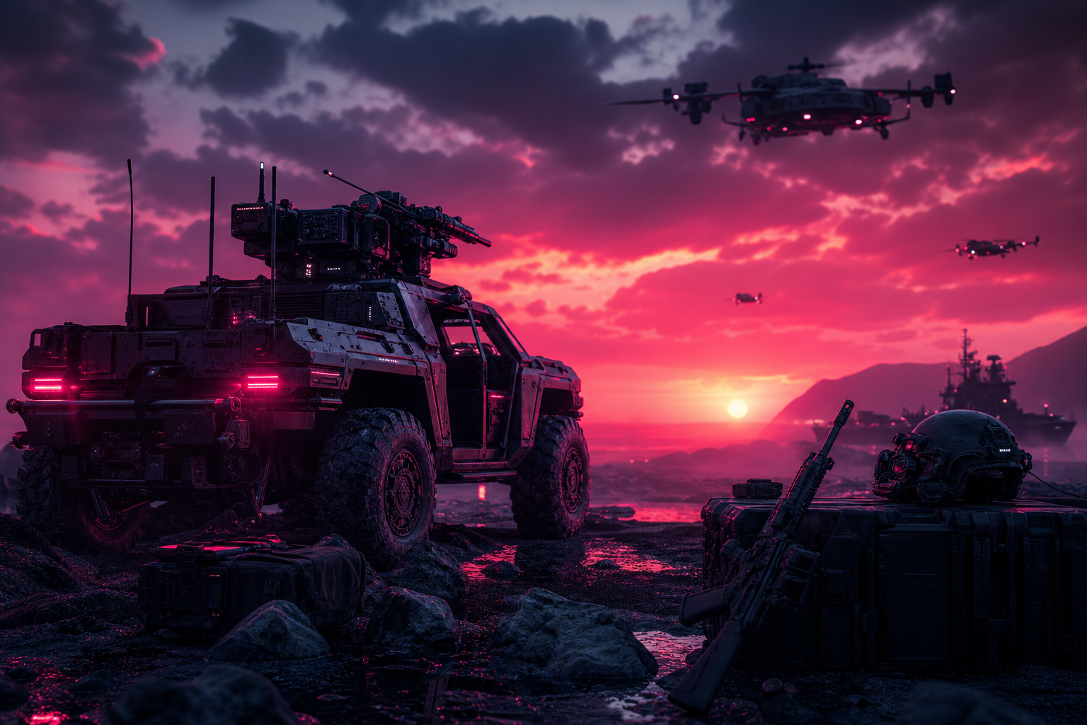 Special Forces Silhouette At Sunset Military Wallpaper 3 4K 11 4K Military Wallpaper