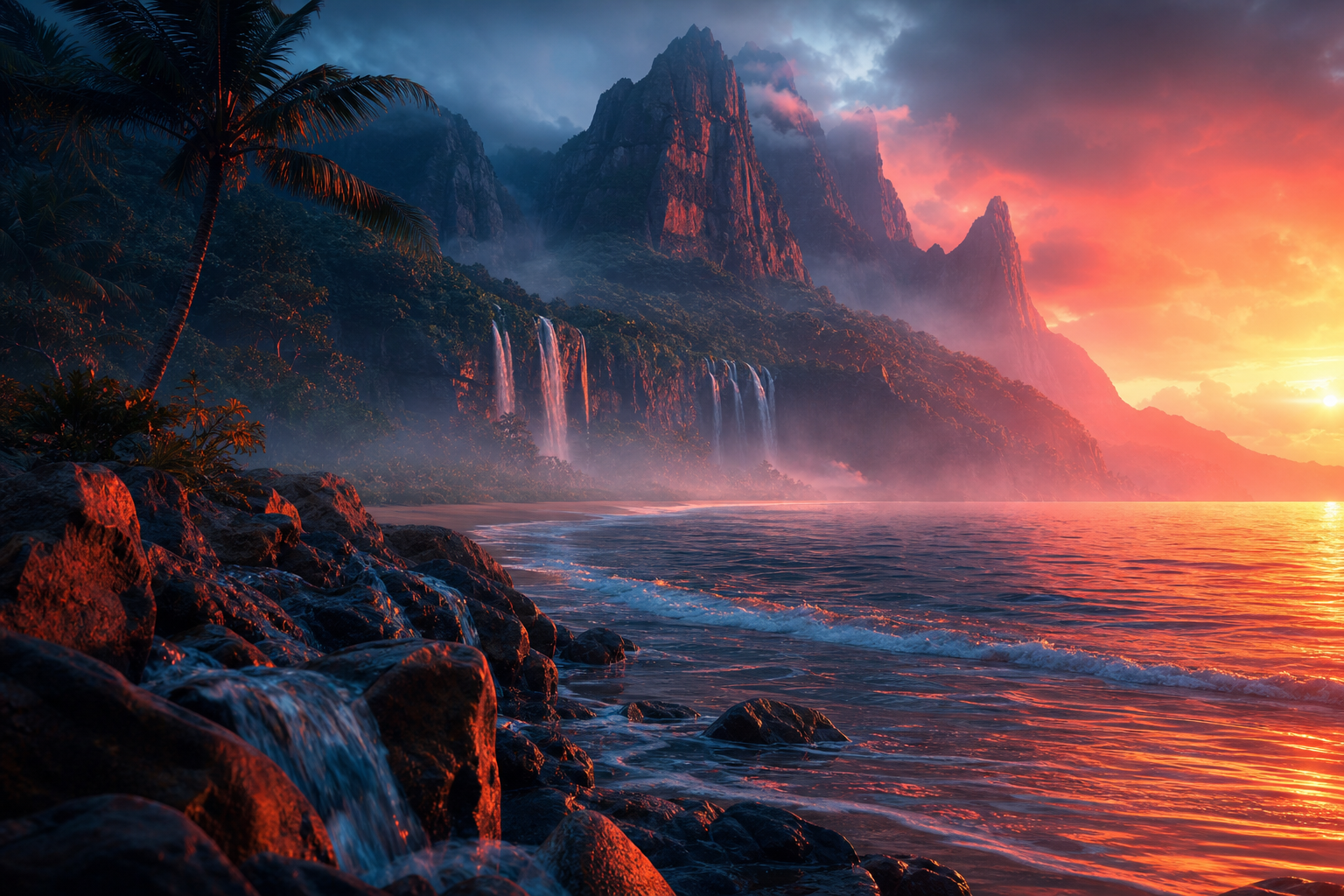 Tropical Beach Sunset Nature Wallpaper 5 4K 12 4K Nature Wallpaper